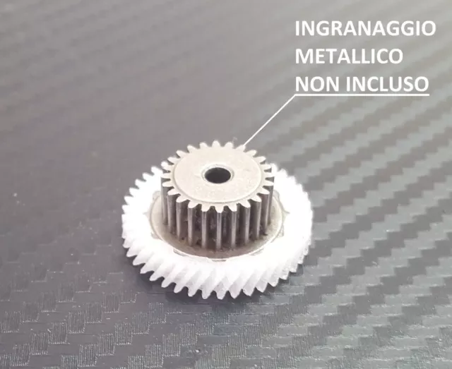 Ingranaggio in nylon per motoriduttore stufa a pellet MK Merkle Korff 3,3 rpm