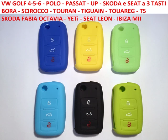 Portachiavi Volkswagen Custodia Silicone Per Chiave Volkswagen Golf 8 Compatibile Con Seat Skoda E D 466412 - Foto 12