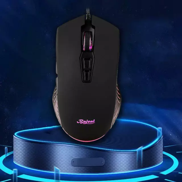 Souris de jeu filaire USB DPI réglable avec rétro-éclairage pour ordinateur