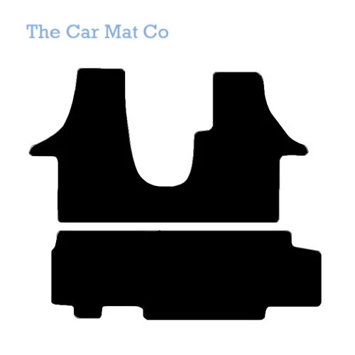 CAR MATS FOR VW Transporter T5 T6 Kombi 2011 On Tailored Black Carpet