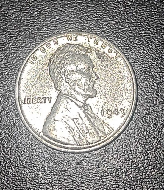 1943 Steal Wheat Cent No Mint Circulated Still Has Luster War Time Penny