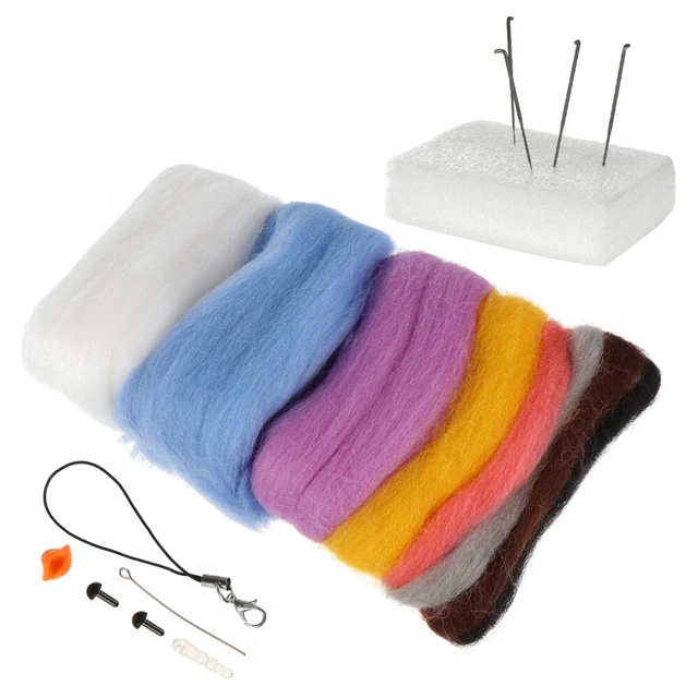 Paquete Poke Poke Maker Kits Hágalo usted mismo Herramientas de fieltro de lana animal artesanías niños