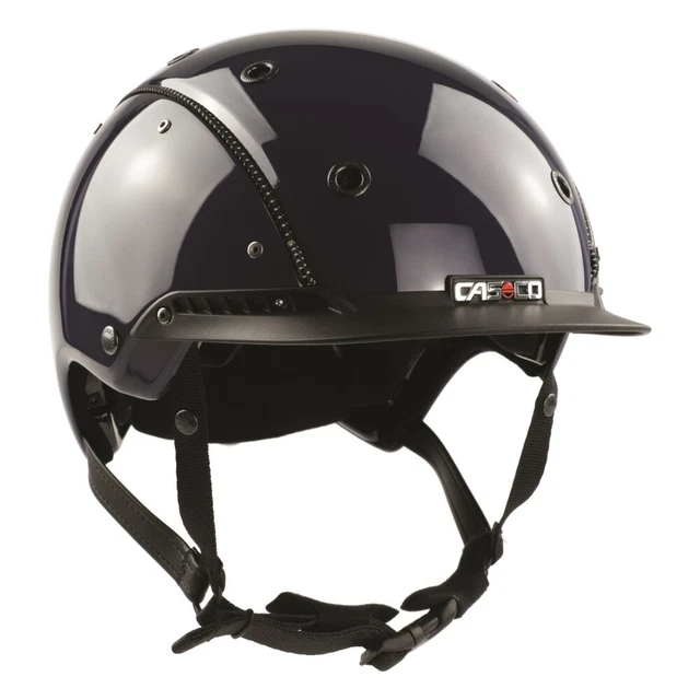 Reithelm CHAMP-3 PLUS Casco marine glanz Reitkappe glänzend Reiterhelm navy blau