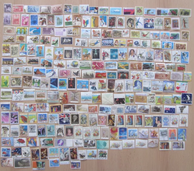 Australien used collection 400 different stamps