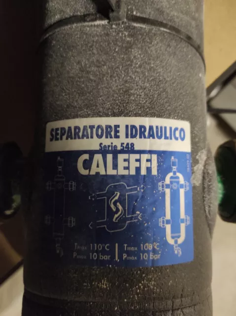 548008 Separatore idraulico, attacchi filettati.  coibentazione 1 1/2" CALEFFI