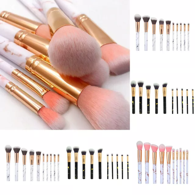 10 Pcs Make up Brush Face Powder Kabuki Make up Brushes New Eye shadow Blusher