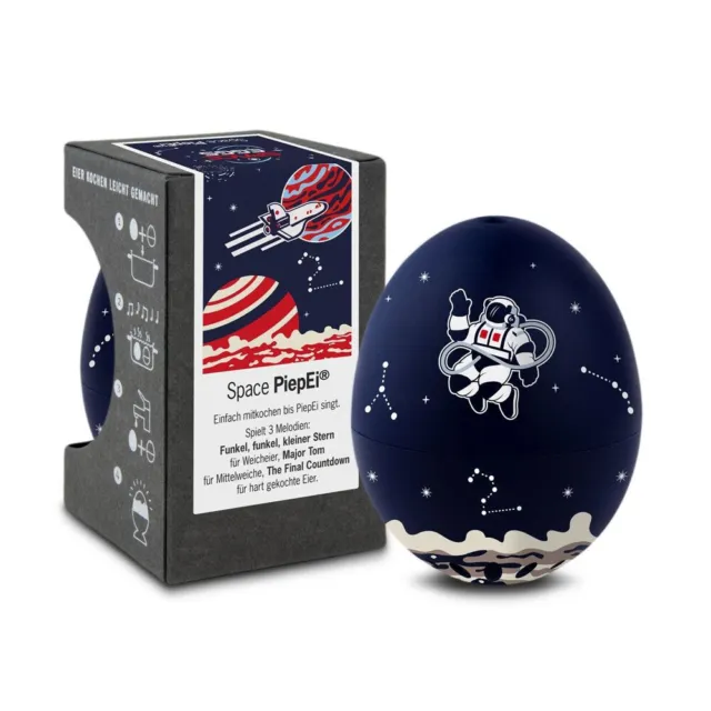 Brainstream PiepEi Space Eieruhr zum Mitkochen Egg Timer