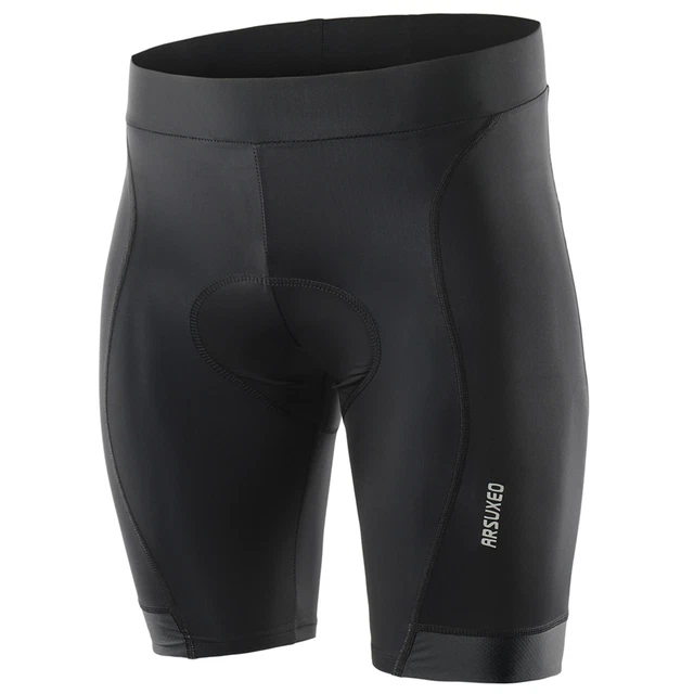 Men Summer Cycling Shorts Quick Dry Breathable  Padded Bike Riding Q5I7