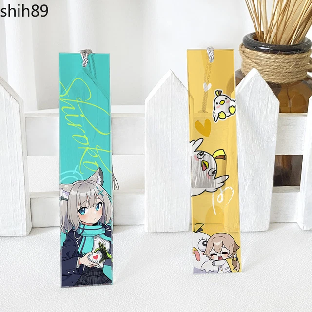 Blue Archive Cosplay Crystal Bookmark Pendant School Supplies