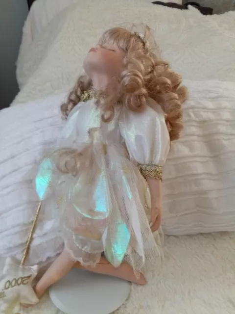 Porcelain  Kissing Fairy Doll Angelica Heritage  Collection