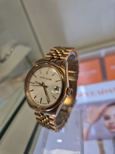 Orologio Da Donna Ravel Color Pastello - Quadrante Chiaro, Cinturino Pelle Verde, Quarzo Giapponese - Foto 12