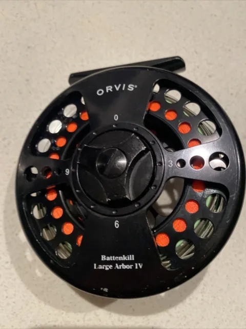 ORVIS BATTENKILL LARGE Arbor II Gold Fly Reel Made In England