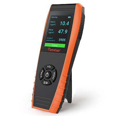 Temtop 8 In 1 Air Monitor Detector HCHO/PM2.5/PM10/TVOC/AQI LKC-1000S+2nd
