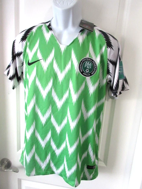 NWT Nike Nigeria National Team 2018 World Cup Russia Football Soccer Jersey sz.M