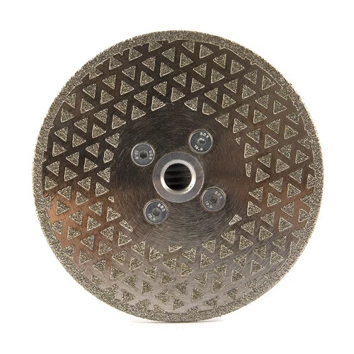 5Inch Electroplated Diamond Cutting Disc M14 Flange Single Side Coated Saw Blade