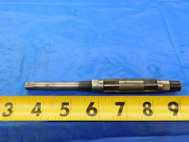 19/32 - 21/32 O.d. Hss Adjustable Expansion Reamer .28" Shank 6 Fl 2 1/8 Oal