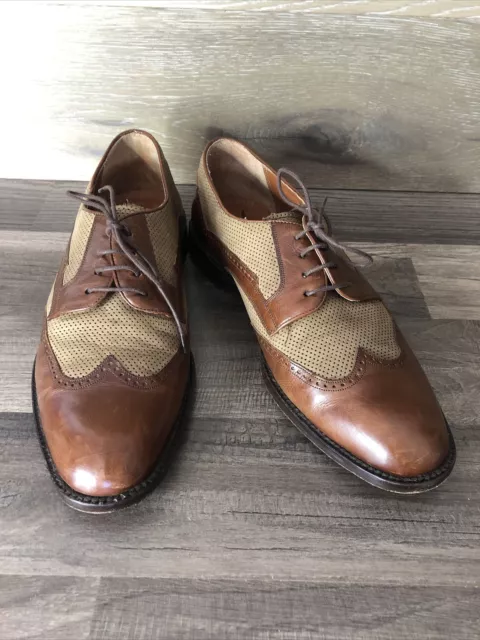 GARYS INTERNATIONAL OXFORD Brown Leather Men’s Shoes Size 9 $49.99 ...