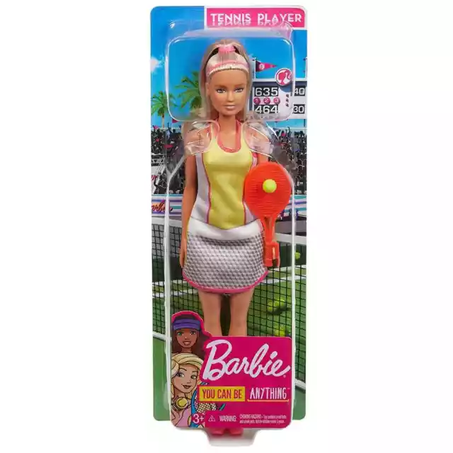 YOU CAN BE ANYTHING BARBIE TENNIS PLAYER DOLL By MATTEL  GJL65