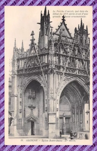 CPA - 61 - Alençon - Eglise Notre Dame