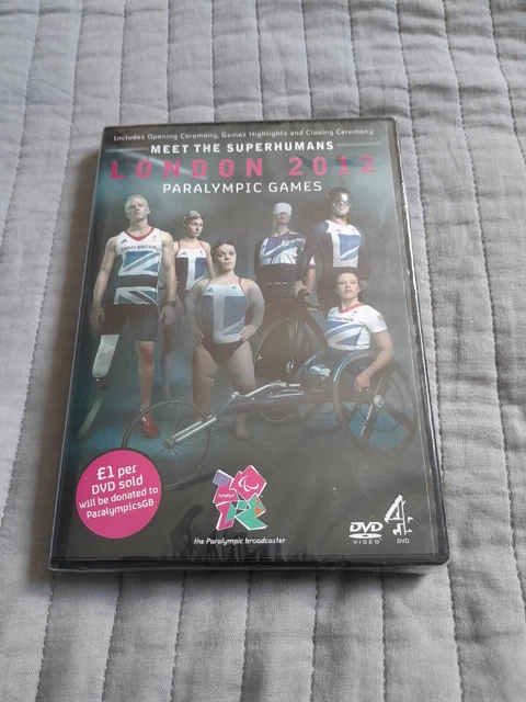 London 2012 Paralympic Games Dvd. New Sealed
