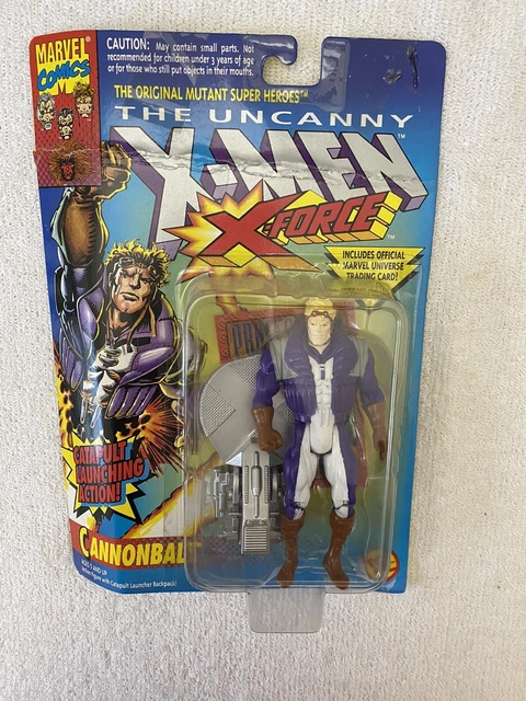 The Uncanny X-Men X-Force Pink Variant CANNONBALL Figure 1993 Marvel Toy Biz