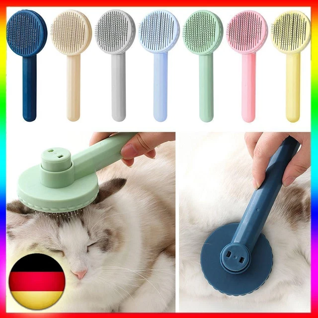 Katzen zubehör Selbst reinigung Katzen bürste Pflege bürste Haustier-Kamm