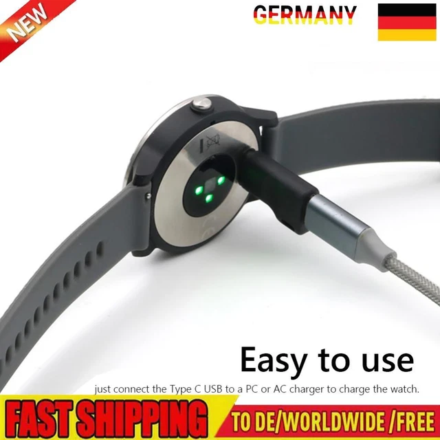 USB Ladegerät Adapter Konverter für Garmin Fenix ​​7 7S 7X 6 6S 6X (Micro USB)