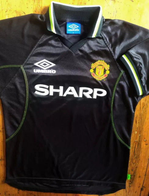 Manchester United Trikot Dritte England Original Umbro 1998/99 'M'