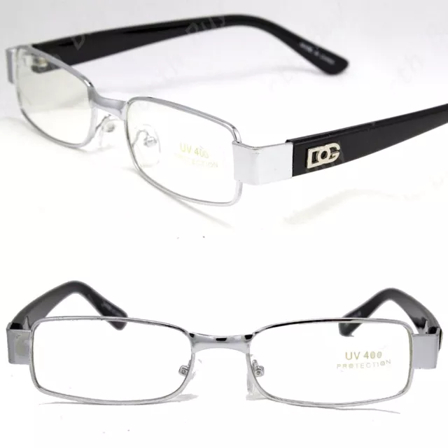 New Mens Womens Fashion Clear Lens Eye Glasses Designer Small Frame Full Rim RX