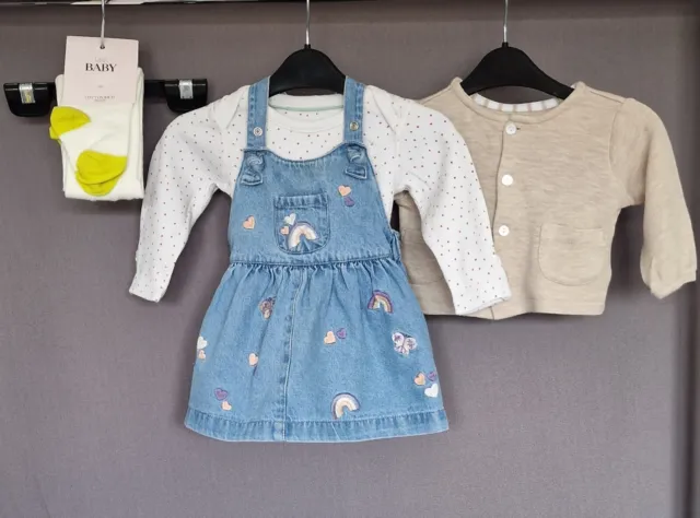 Baby Girls Summer Clothes Bundle Age 0-3 Months.Used.Perfect condition.