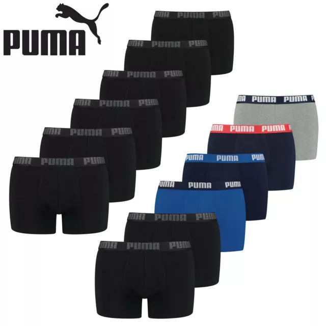 PUMA Boxer Shorts Briefs Mens Stretch Logo Boxers 5 Pack Sport