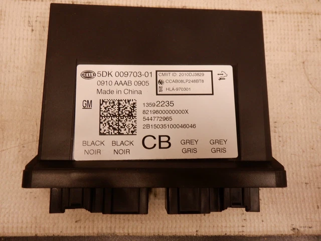 2015 Chevy Ss Sedan Furto Blocco Entrata Keyless Modulo 13592235 OEM