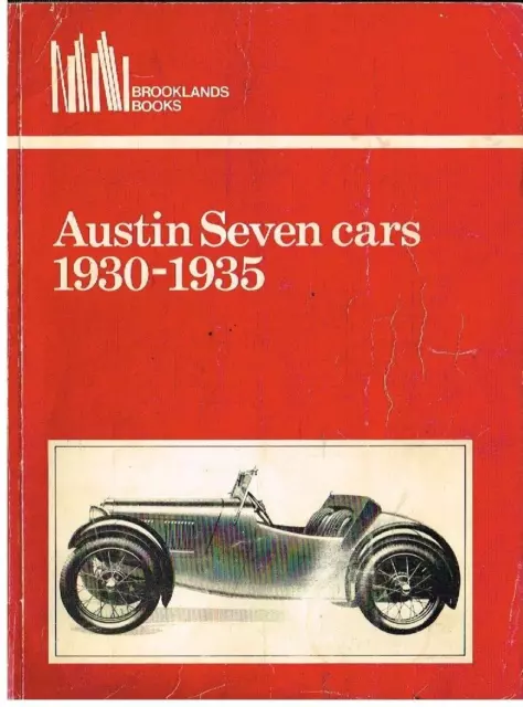 Austin Seven Saloon Tourers (Incl Ruby & Specials) '30-35 Period Road Tests Book