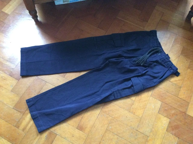 NAVY TROUSERS AWD RN FR ex - PicClick UK