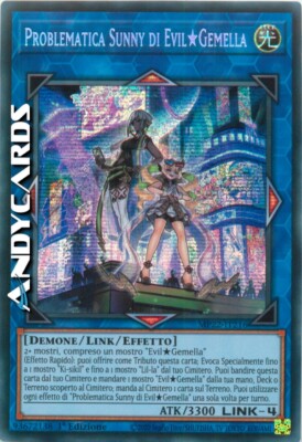 PROBLEMATICA SUNNY DI EVIL★GEMELLA • Ultra R • BODE IT051 • 1Ed • Yugioh! 