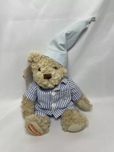 Souvenir Easy Jet Gulliver Teddy Bear Soft Plush Cuddly Toy Stripy Pyjamas 24cm