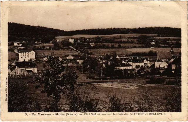 CPA in MORVAN MOUX Cite south and view from the road of the SETTONS Nievre (100227)