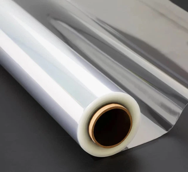 Shareluck 100ft Clear Cellophane Wrap Roll-100ft long x17 inches wide Clear Roll
