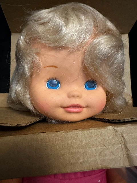 1983 Vintage Mattel CHATTY PATTY 16" DOLL Pull String Talks, Works
