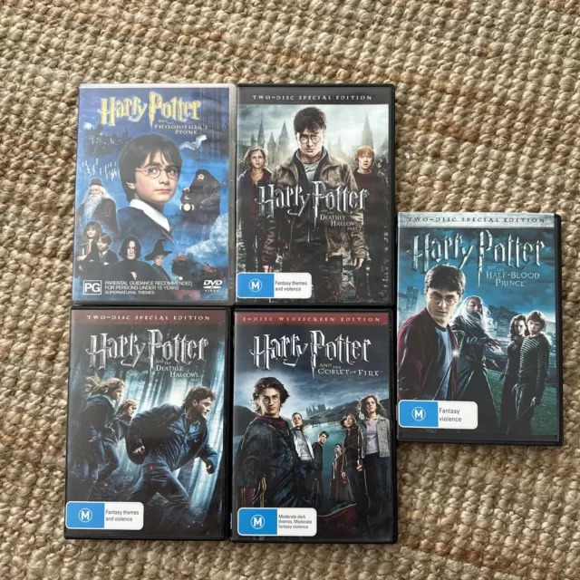 Harry Potter DVD Complete 5Movies Collection  Bundle Region 4