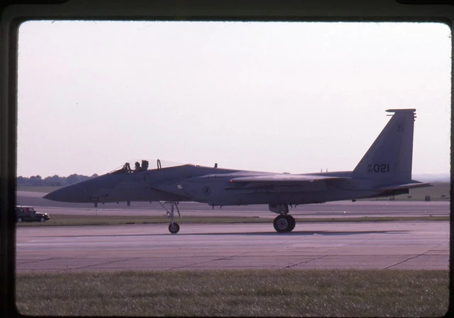 Kodachrome Slide 80-0021 (80-021) MD F-15C USAF Boscombe Down September 1992