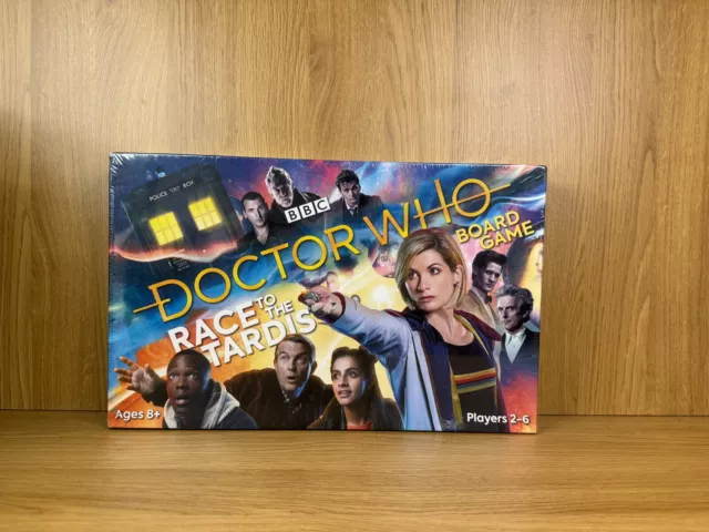 Doctor Who Race To the Tardis Family Board Game BBC TV 2-6 Players 8+ NEW SEALED