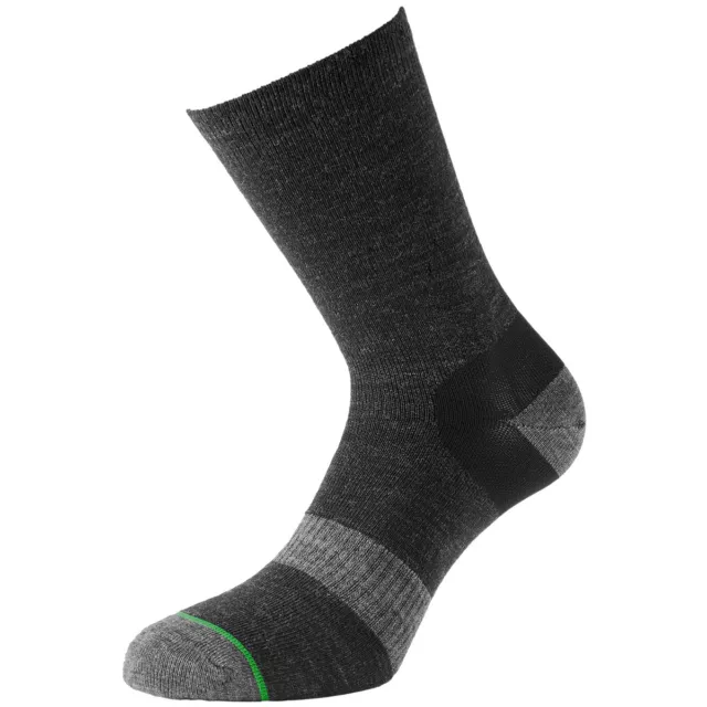 1000 Mile 2 Season Mens Approach Socks Double Layer Merino Wool Sock Charcoal