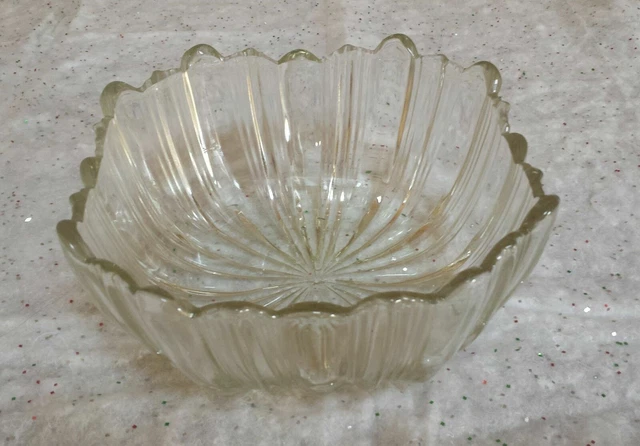 ANCIENNE COUPE EN verre vintage coupe à fruits EUR 35,00 - PicClick FR