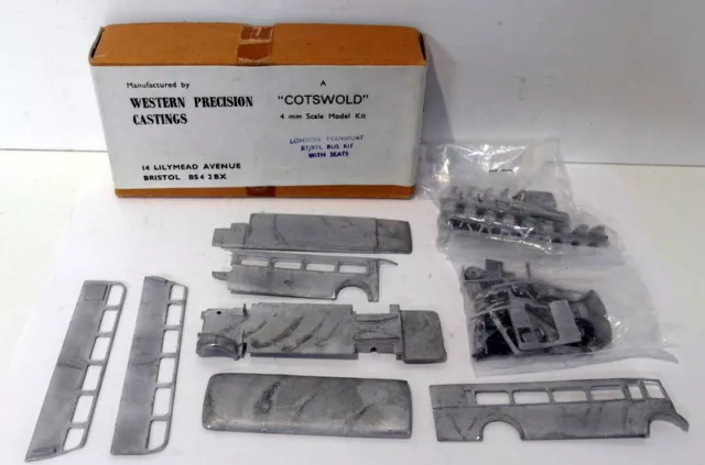 Cotswold models 4MM Scale KIT23 London Transport RT/RTL metal bus kit