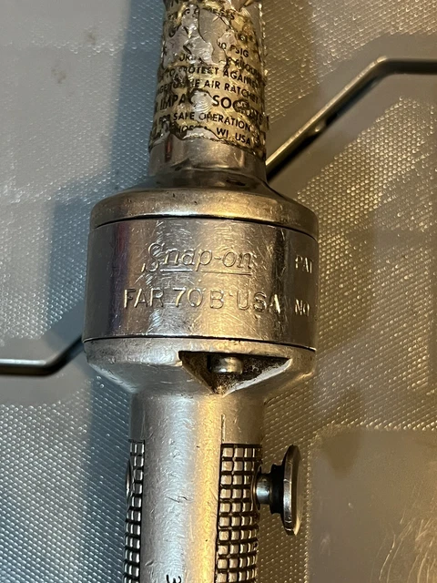 Snap-On FAR70B 3/8" Dr. Air Ratchet Made In USA 10