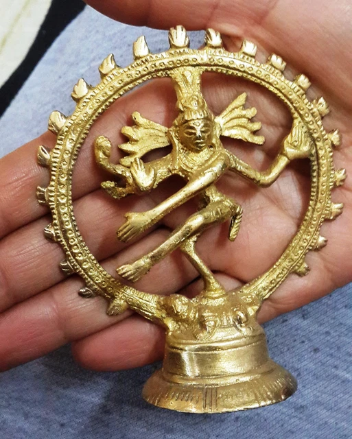 DANCING LORD SHIVA Nataraja Hindu Religion Statue Vintage Style God