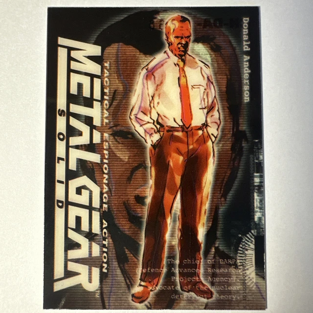 METAL GEAR SOLID TRADING CARD GRIZZLY 36