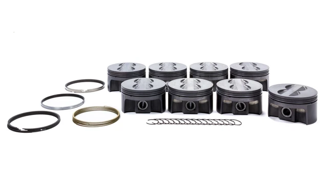 Mahle Pistons 930203640 Sbc Powerpak F/T Piston Set 4.040 Bore
