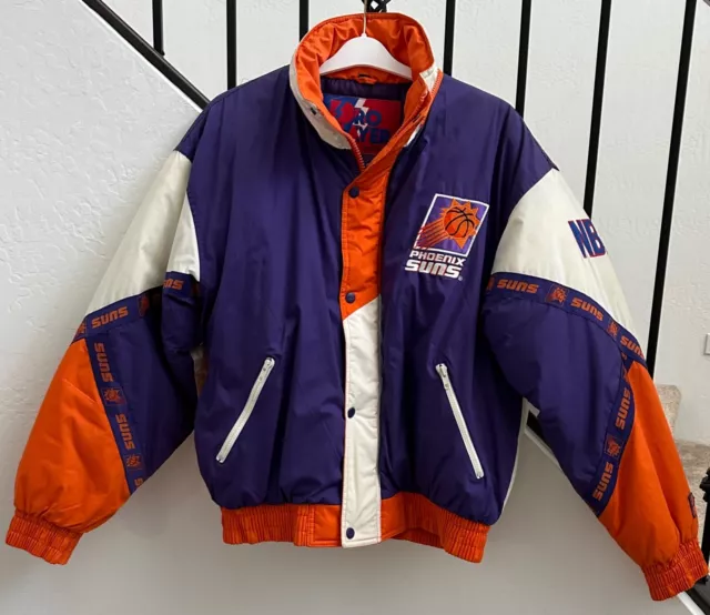 VTG 90s NBA Phoenix Suns Pro Player Jacket Coat Mens Size Medium M